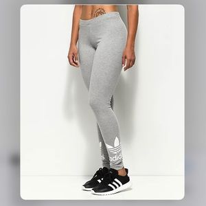 Adidas Heather Gray Leggings